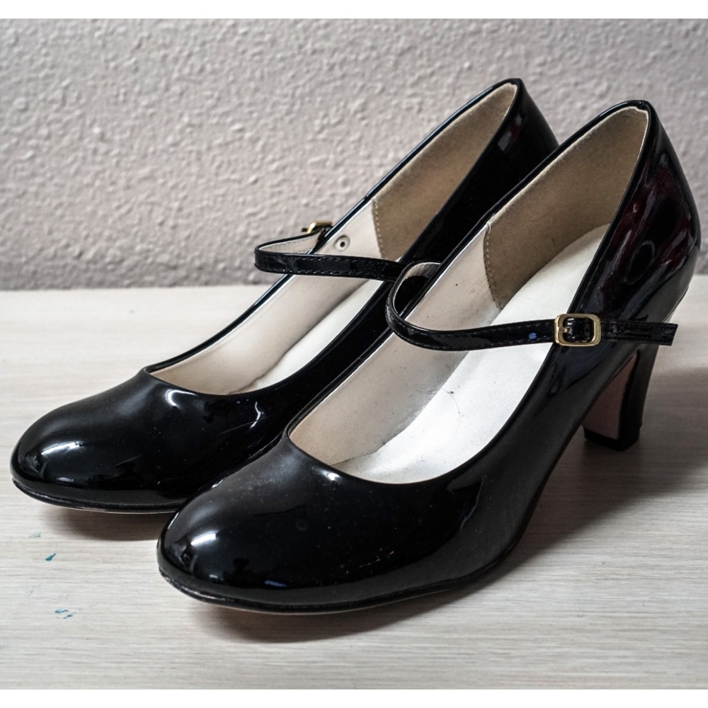 ⚡️Mary Jane⚡️ Pumps 👠Low Heel Black Cute